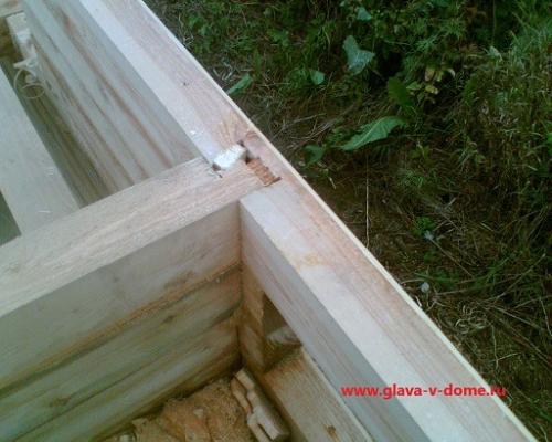 Как собрать сруб бани из бруса своими руками. В каком порядке монтировать сруб бани