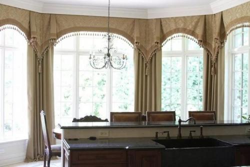 Шторы для кухни на потолочный карниз. Занавески на кухню на потолочный карниз 09 Шторы для кухни на потолочный карниз. Занавески на кухню на потолочный карниз 09