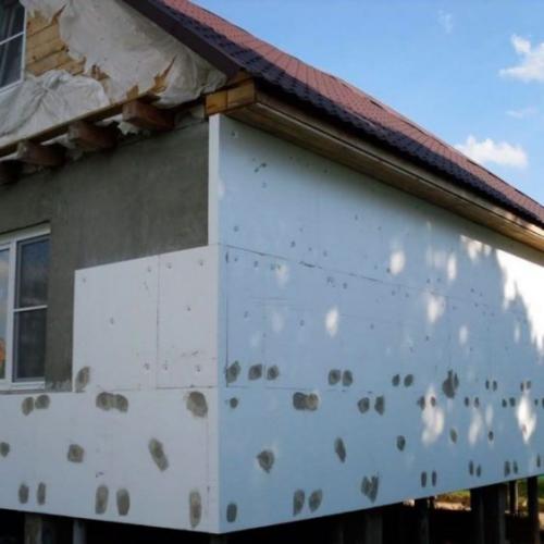 Утепление дома пенопластом своими руками. Внешнее утепление стен пенопластом