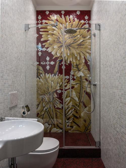 Выбор дизайна совмещенного санузла в хрущевке. Планировка 04