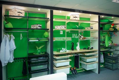 Наполнение гардеробной с размерами. Виды