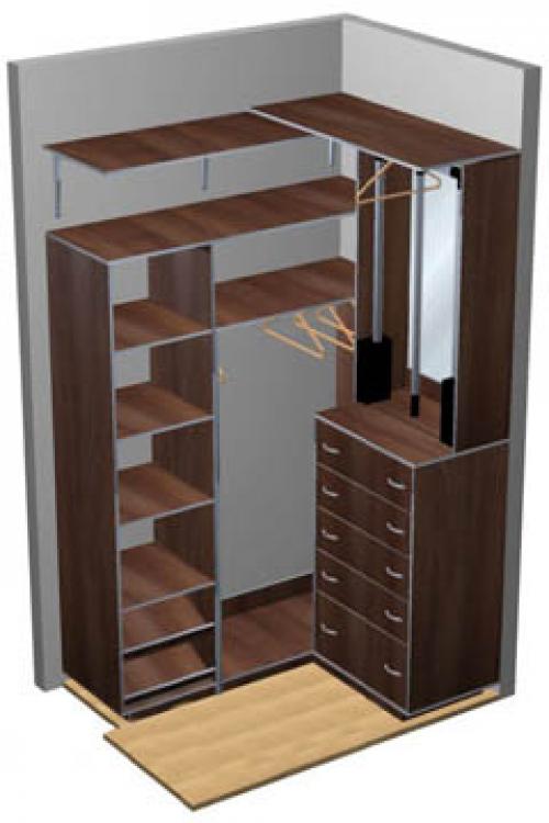 Как сделать гардеробную из кладовки. Особенности, как делается гардеробная из кладовки