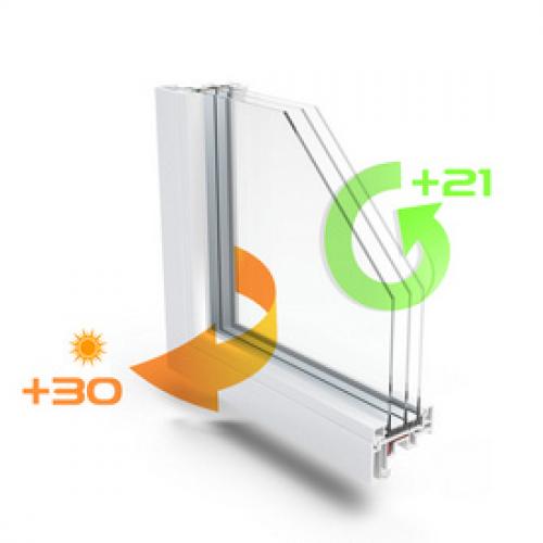 Rehau Deligh.  Окно в профиле Rehau Delight 70мм design от производителя с гарантией 5 лет 02