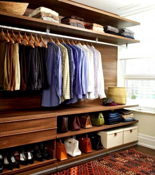 Как сделать гардеробную в частном доме. Какая может быть установлена гардеробная своими руками: чертежи и схемы, фото типовых конструкций