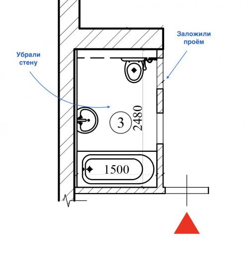 Как лучше объединить санузел в хрущевке. Отделочные материалы и их цвет 05
