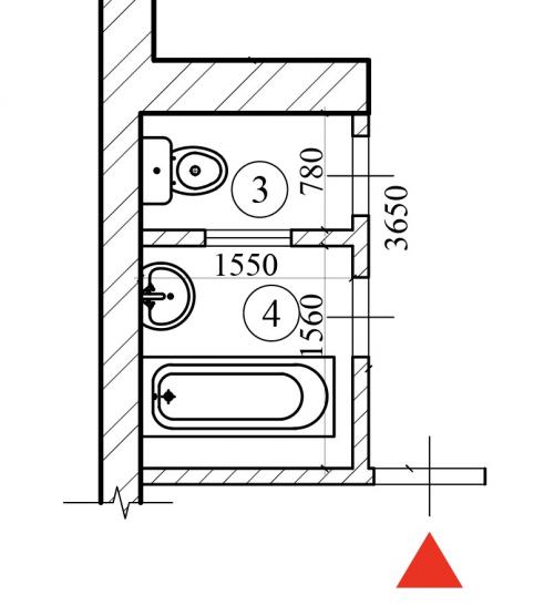 Как лучше объединить санузел в хрущевке. Отделочные материалы и их цвет 04