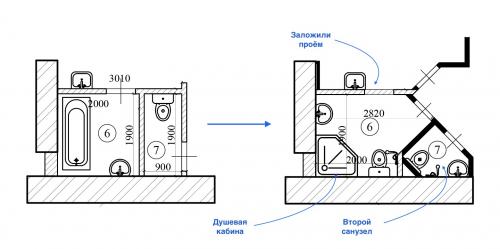 Как лучше объединить санузел в хрущевке. Отделочные материалы и их цвет 10