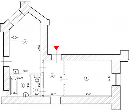 Как лучше объединить санузел в хрущевке. Отделочные материалы и их цвет 08