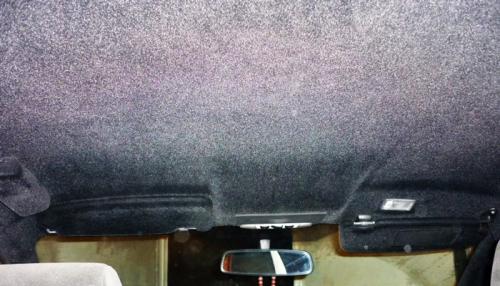 Облицовка крыши авто. Перетяжка потолка автомобиля