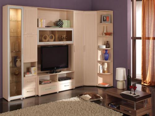 Угловая мебель в гостиную. Особенности угловой мебели в гостиную, существующие варианты