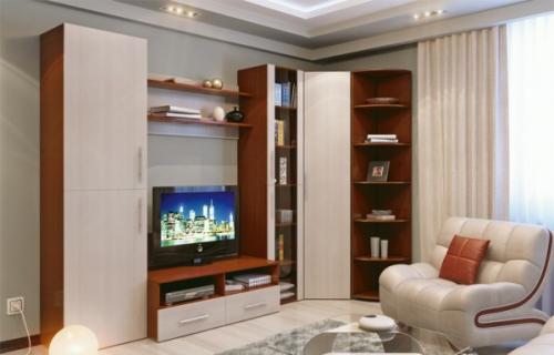 Угловая мебель в гостиную. Особенности угловой мебели в гостиную, существующие варианты