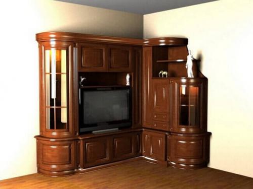 Стенка с угловым шкафом в гостиной и отличительные черты. Разновидности конструкций 33