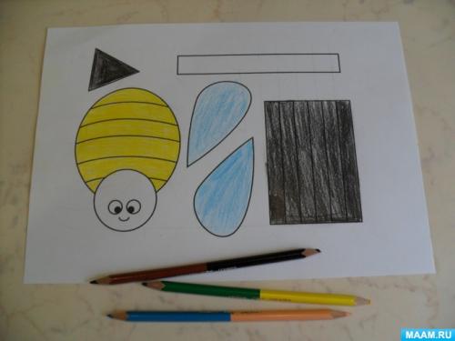 Поделка пчела из бумаги. Мастер-класс по изготовлению поделки-игрушки «Пчёлка» из бумаги