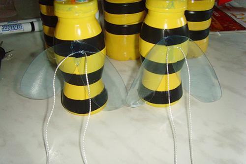 Пчела из бутылки. Пчелы из пластиковых бутылок своими руками