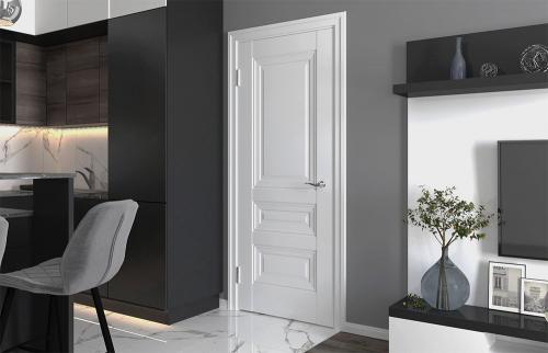 Цвет дверей в интерьере 2022. Белые двери