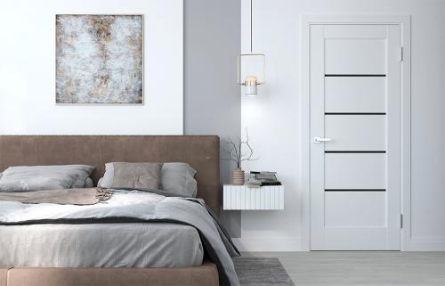 Цвет дверей в интерьере 2022. Белые двери