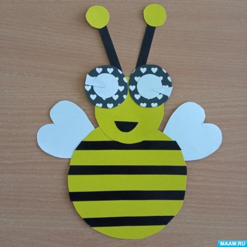 Поделка пчелка. Мастер-класс «Весёлая пчёлка» из цветного картона