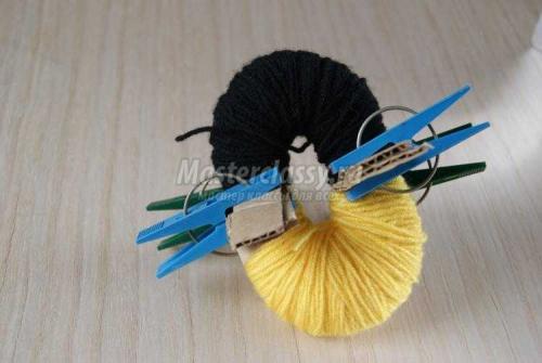 Пчелка из бутылки пластиковой пошагово. Этапы конструирования пчел с пластиковой бутылки 21