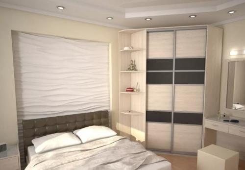 Современный угловой шкаф. Идеи угловых шкафов в спальню