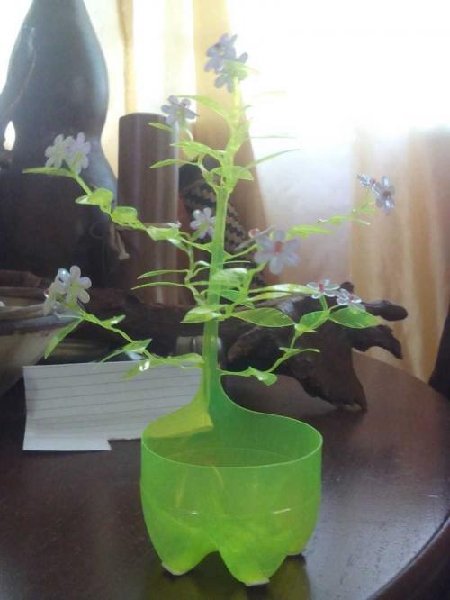 Весёлые пчёлки из пластиковых бутылок своими руками 03