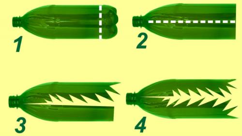 Весёлые пчёлки из пластиковых бутылок своими руками 10
