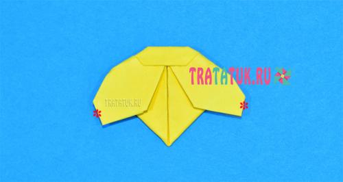 Объемная пчела из бумаги. Оригами пчела: простые пчелки из бумаги для детей