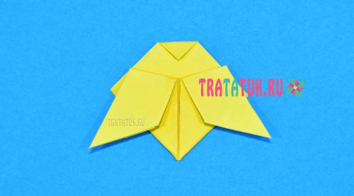 Объемная пчела из бумаги. Оригами пчела: простые пчелки из бумаги для детей