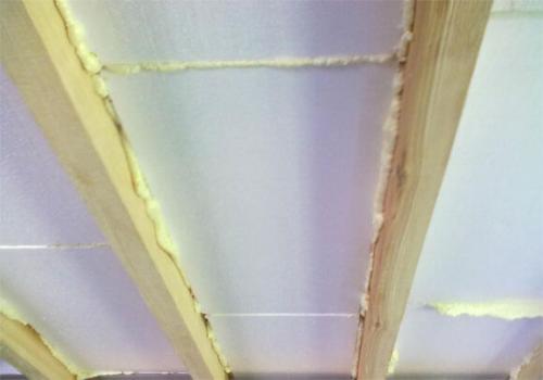 Как утеплить потолок изнутри в частном доме. Устройство внутреннего утепления бетонного потолка 12 Как утеплить потолок изнутри в частном доме. Устройство внутреннего утепления бетонного потолка 12