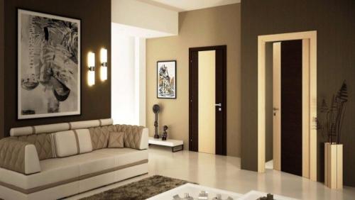 Серый пол и белые двери. (+52 фото) Сочетание цвета пола и дверей фото