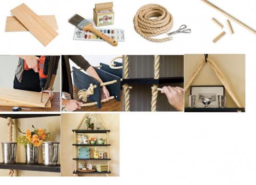 Простая полка своими руками. Полочки своими руками: мастер-класс и советы по подбору материалов (100 фото)