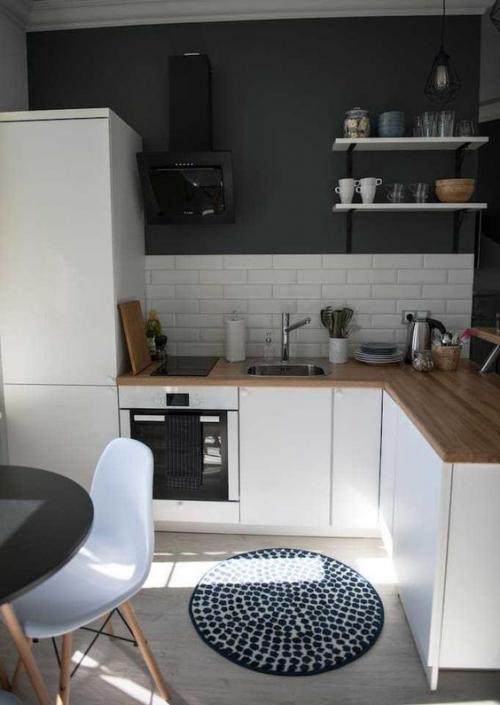 Встроенная кухня для маленькой кухни. 110 лучших идей дизайна маленькой кухни + полный гид по обустройству