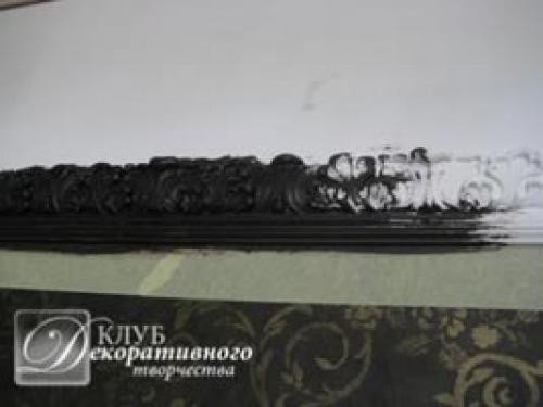 Как состарить гипсовую фигурку. 