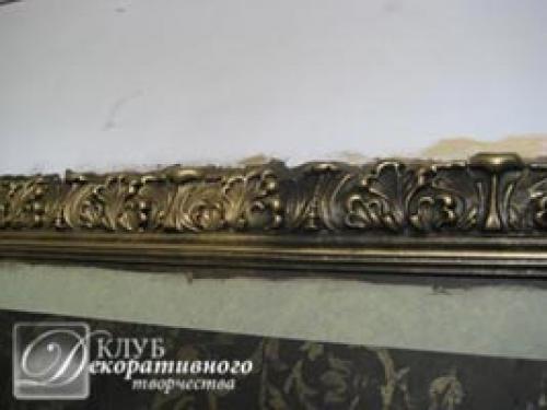 Как состарить гипсовую фигурку. 