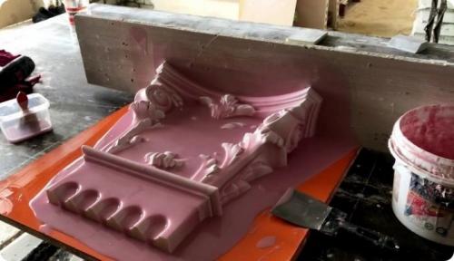 Золотая краска для гипса. Способы окраски гипсовых изделий, материалы для колерования, инструменты