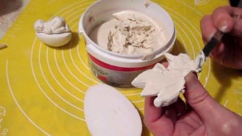 Раскрашиваем садовые гипсовые фигурки.. Как разводить гипс правильно