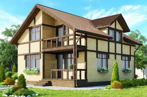 Особенности строительства дома из профилированного бруса. Технология строительства дома из профилированного бруса своими руками 06