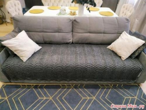 Однотонный плед крючком. Вяжем плед крючком, большая подборка схем и описаний