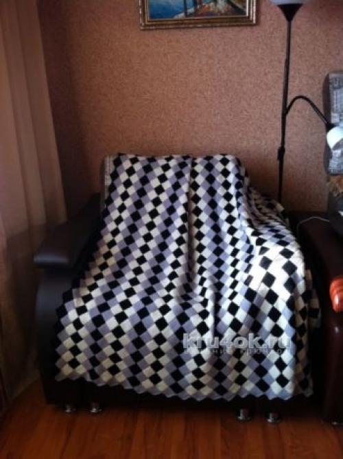 Плед из мотивов крючком. Как связать крючком плед для дома