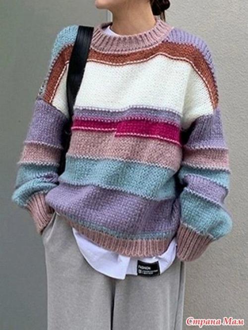 Вязание из остатков пряжи идеи схемы. Вязание спицами из остатков пряжи, подборка схем!