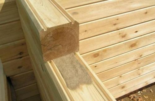 Профилированный брус. Сухой профилированный брус