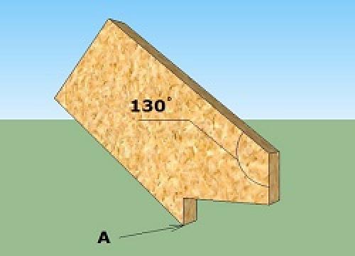 Висячая стропильная система двускатной крыши. Устройство двускатной крыши с висячими стропилами.