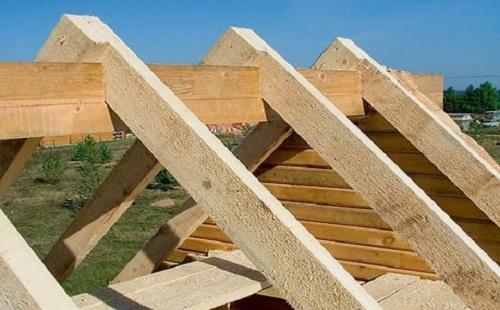 Стропильная система двухскатной крыши. Монтаж двухскатной крыши