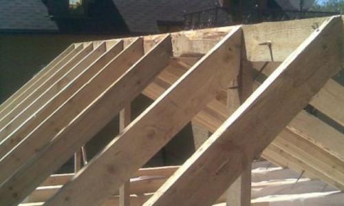 Установка стропил двухскатной крыши своими руками. Стропильные конструкции наслонного типа 11 Установка стропил двухскатной крыши своими руками. Стропильные конструкции наслонного типа 11