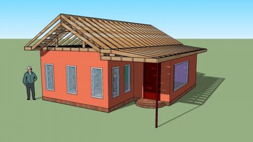 Двускатная крыша виды. Двухскатная крыша — разновидности конструкций, советы по проектированию и укладке кровли (85 фото)