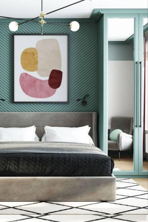 Как создать индивидуальный дизайн для оформления изголовья. Оформление стены в спальне над кроватью: идеи для изголовий