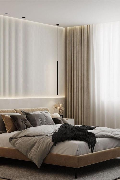 Как создать индивидуальный дизайн для оформления изголовья. Оформление стены в спальне над кроватью: идеи для изголовий