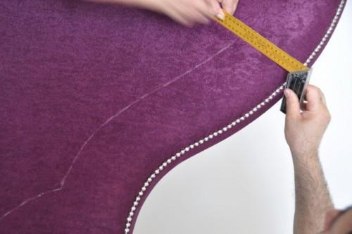 Удивительно легко: создание мягкого изголовья кровати из лоскутов 20