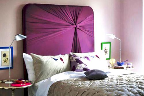 Удивительно легко: создание мягкого изголовья кровати из лоскутов 09