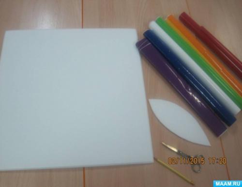 Как сделать простую геометрическую композицию из потолочной плитки. Мастер-класс из потолочной плитки «Цветик-семицветик»