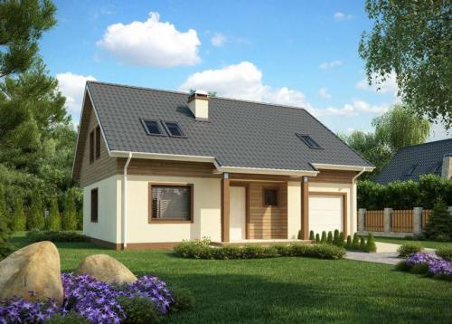 Ландшафтный дизайн маленького участка перед домом. Зонирование маленького участка